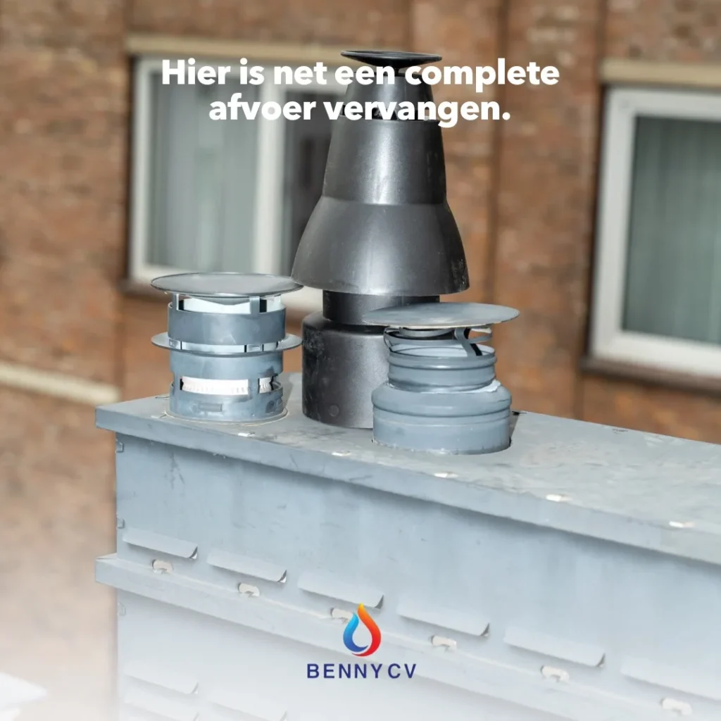 Replacing flue gas exhaust in Amsterdam